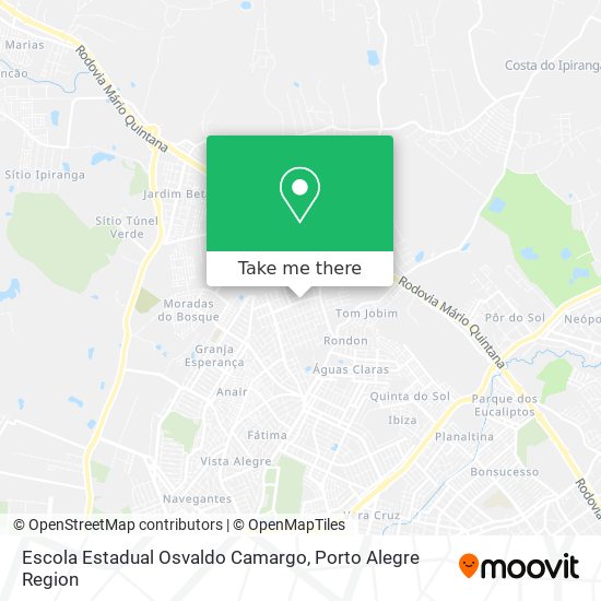 Escola Estadual Osvaldo Camargo map