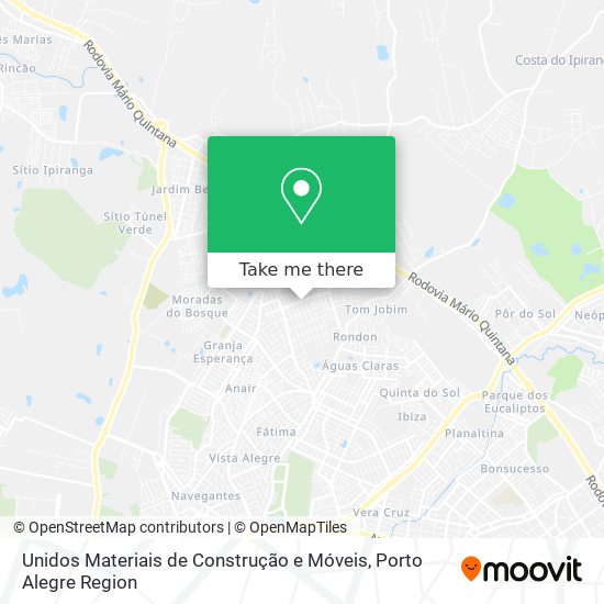 Mapa Unidos Materiais de Construção e Móveis