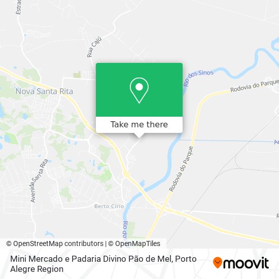 Mini Mercado e Padaria Divino Pão de Mel map