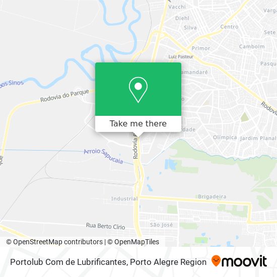 Portolub Com de Lubrificantes map