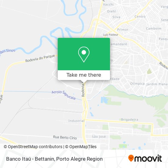 Banco Itaú - Bettanin map