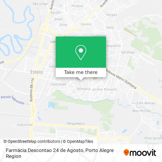 Farmácia Descontao 24 de Agosto map