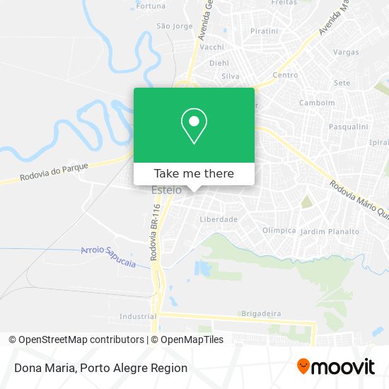 Dona Maria map