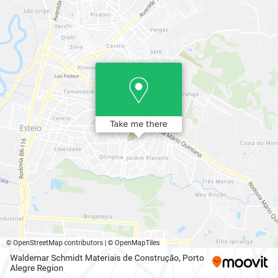 Waldemar Schmidt Materiais de Construção map