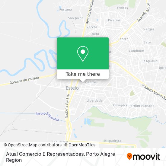 Atual Comercio E Representacoes map