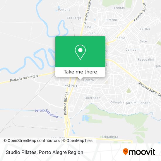 Studio Pilates map