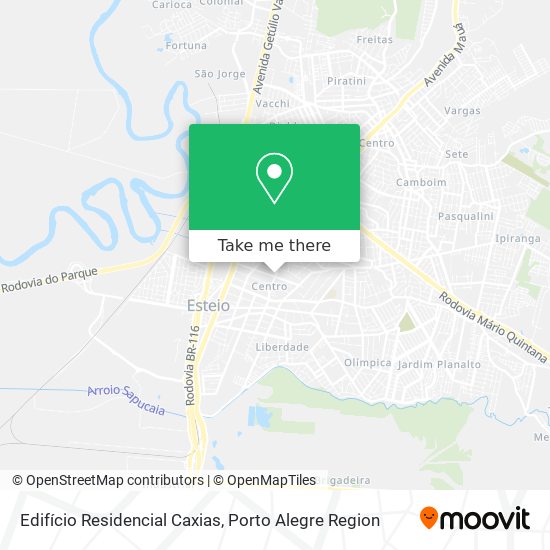 Edifício Residencial Caxias map