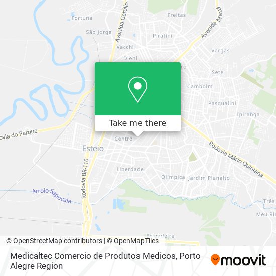 Mapa Medicaltec Comercio de Produtos Medicos