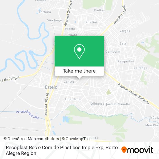 Recoplast Rec e Com de Plasticos Imp e Exp map