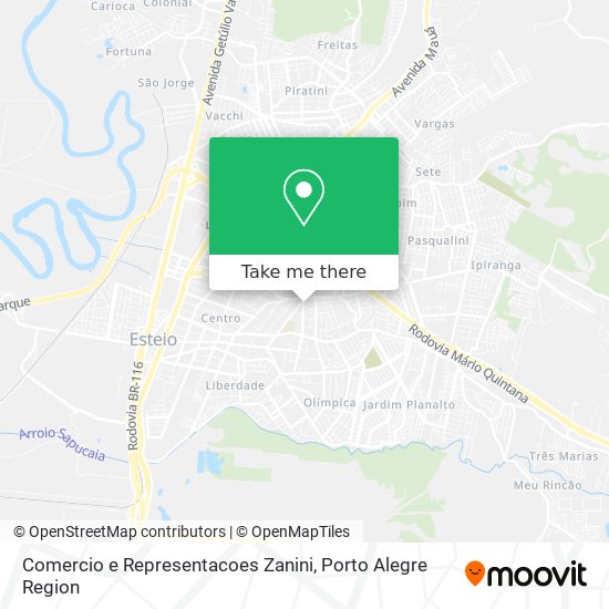 Comercio e Representacoes Zanini map