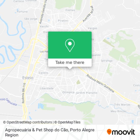 Agropecuária & Pet Shop do Cão map