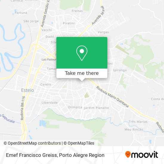 Emef Francisco Greiss map