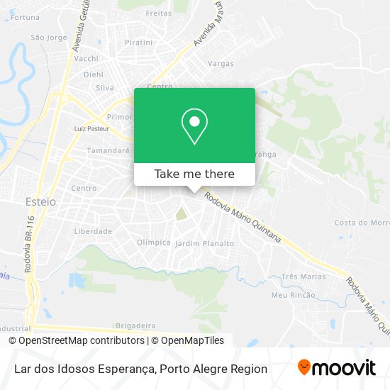 Lar dos Idosos Esperança map