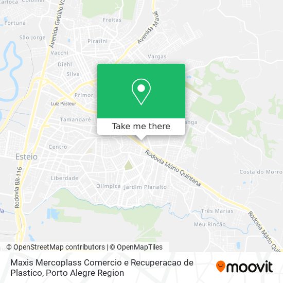 Maxis Mercoplass Comercio e Recuperacao de Plastico map