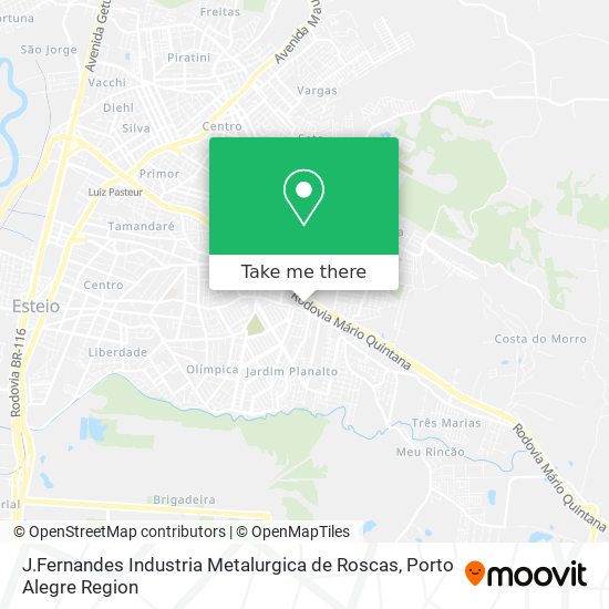 Mapa J.Fernandes Industria Metalurgica de Roscas