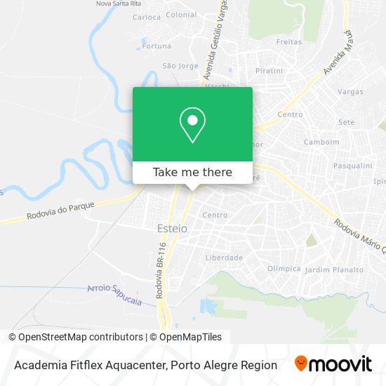 Academia Fitflex Aquacenter map