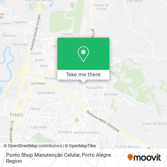 Ponto Shop Manutenção Celular map