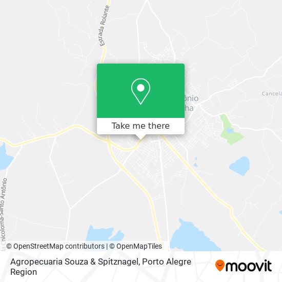 Agropecuaria Souza & Spitznagel map