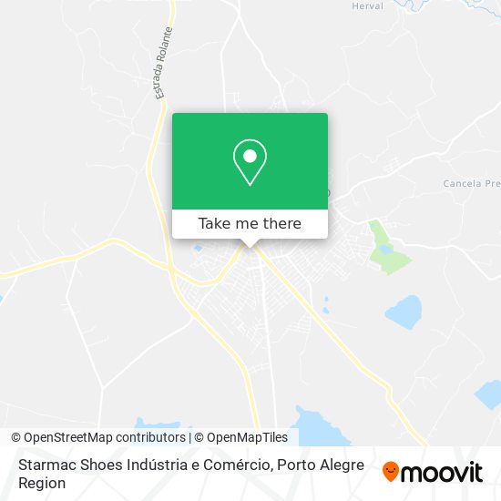 Starmac Shoes Indústria e Comércio map