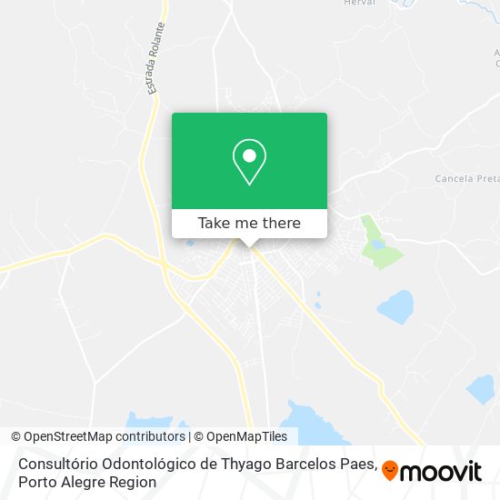 Consultório Odontológico de Thyago Barcelos Paes map