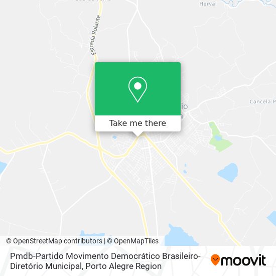 Mapa Pmdb-Partido Movimento Democrático Brasileiro-Diretório Municipal