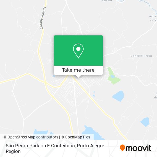 Mapa São Pedro Padaria E Confeitaria