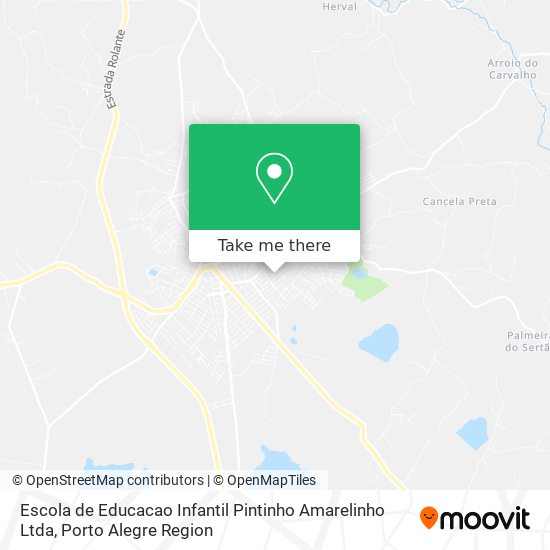 Escola de Educacao Infantil Pintinho Amarelinho Ltda map