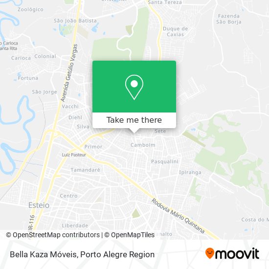 Bella Kaza Móveis map