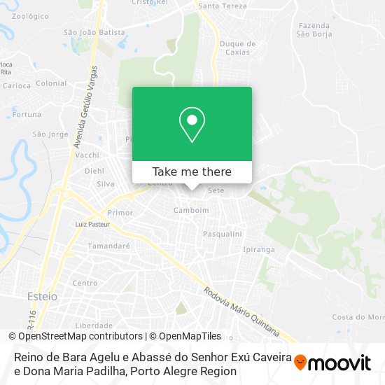 Reino de Bara Agelu e Abassé do Senhor Exú Caveira e Dona Maria Padilha map