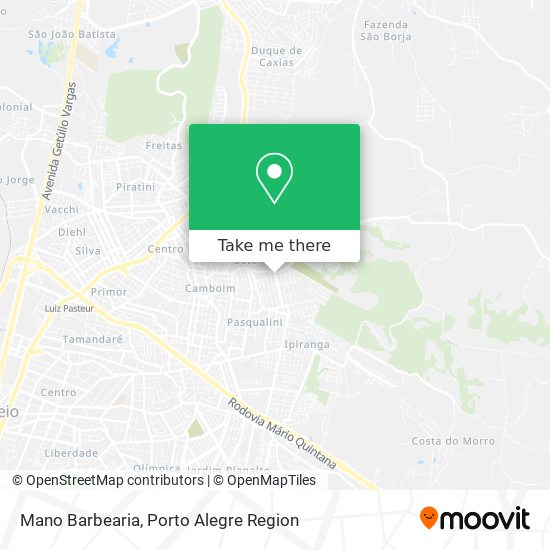 Mano Barbearia map