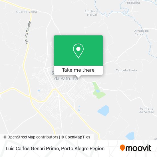 Luis Carlos Genari Primo map