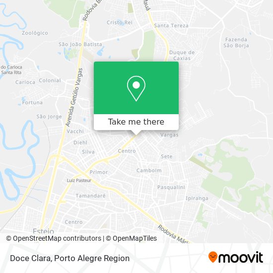 Doce Clara map