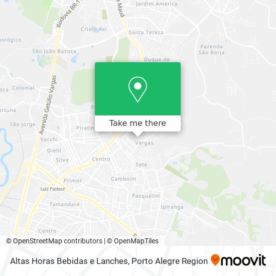 Altas Horas Bebidas e Lanches map