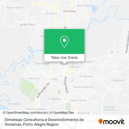 Mapa Dimensao Consultoria e Desenvolvimento de Sistemas