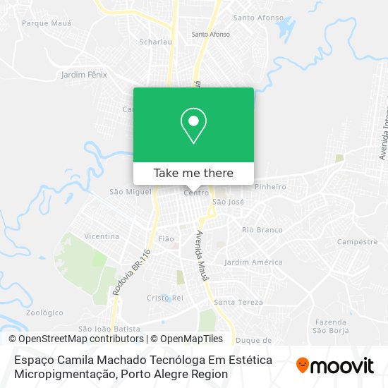 Espaço Camila Machado Tecnóloga Em Estética Micropigmentação map