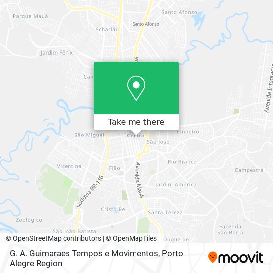 G. A. Guimaraes Tempos e Movimentos map