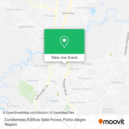 Condominio Edificio Sete Povos map