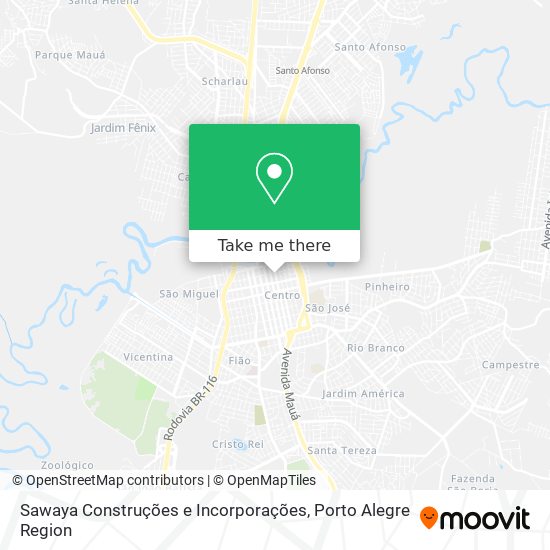 Mapa Sawaya Construções e Incorporações