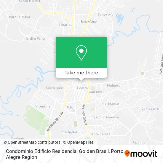 Condominio Edificio Residencial Golden Brasil map