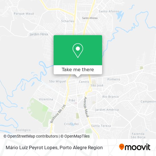 Mário Luíz Peyrot Lopes map
