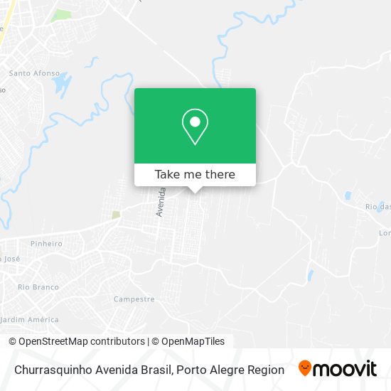 Churrasquinho Avenida Brasil map