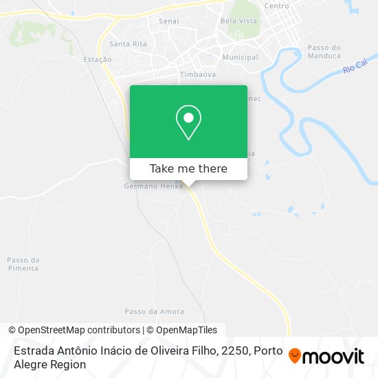 Estrada Antônio Inácio de Oliveira Filho, 2250 map