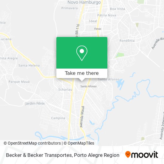 Becker & Becker Transportes map