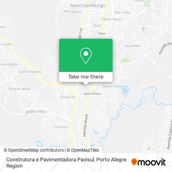 Construtora e Pavimentadora Pavisul map