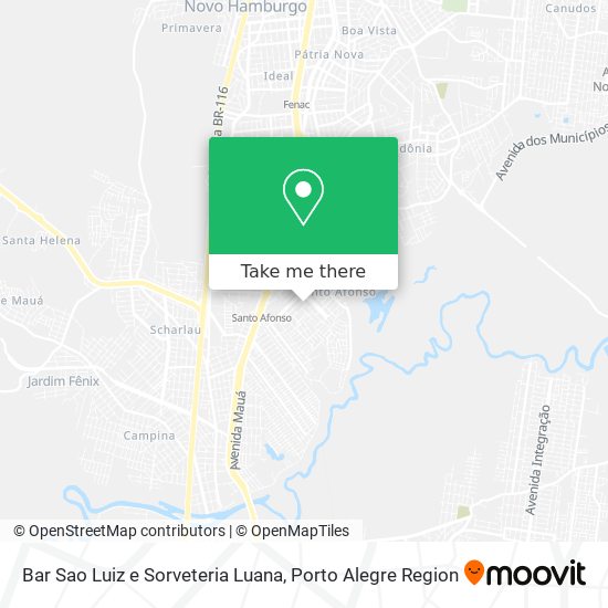 Bar Sao Luiz e Sorveteria Luana map