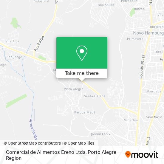 Comercial de Alimentos Ereno Ltda map