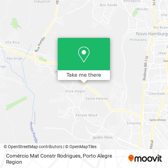 Comércio Mat Constr Rodrigues map