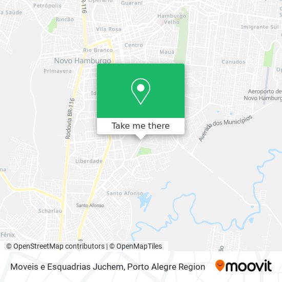 Moveis e Esquadrias Juchem map