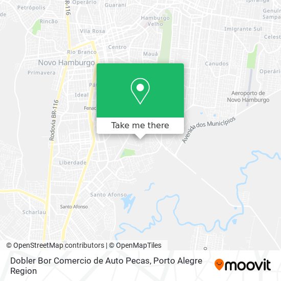 Dobler Bor Comercio de Auto Pecas map