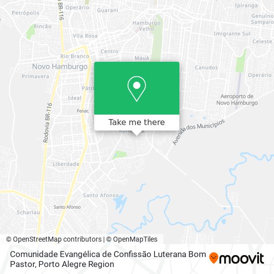 Comunidade Evangélica de Confissão Luterana Bom Pastor map